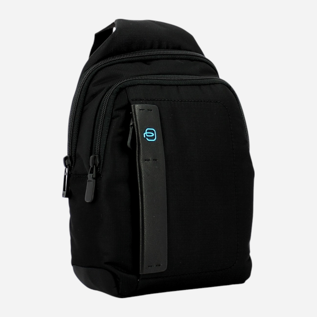 Сумка слінг чоловіча Piquadro CA4177P16/CHEVN Чорна (800070067138) - зображення 3
