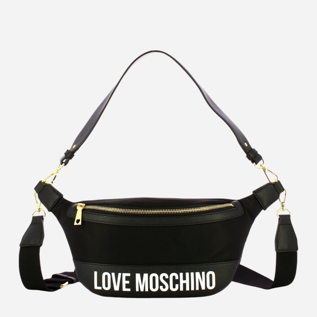 Сумка поясна жіноча Love Moschino Marsupio JC4253PP0IKE100A Чорна (800070318014) - зображення 1