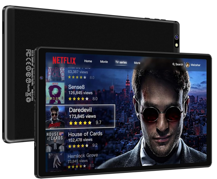 Планшет 10.1" AOCWEI X500 8+6/128Gb 8 ядер Android 13 8000 mAh Черный (102026075) - Уценка - изображение 3