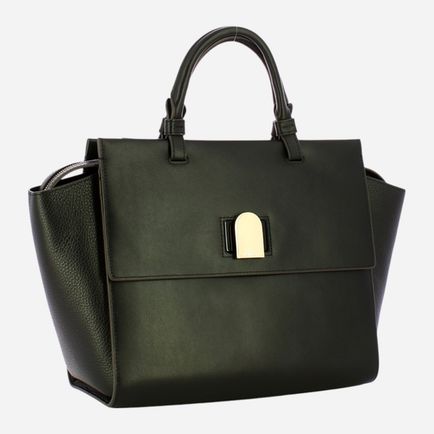 Сумка жіноча з натуральної шкіри середня Furla Emma M WB00812BX0053O60009050 Чорна (800070310962) - зображення 3
