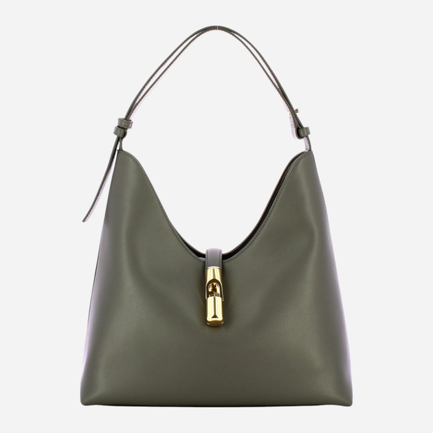 Torebka hobo damska skórzana Furla Goccia M WB01499BX31042269S1007 Szara (800070331301) - obraz 1