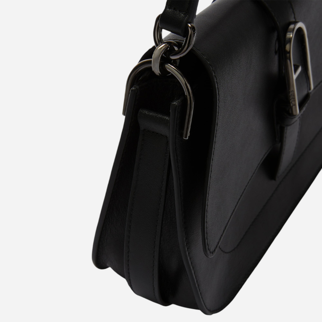 Сумка крос-боді через плече жіноча з натуральної шкіри середня Furla Flow M WB00996BX2045O60001020 Чорна (800070319081) - зображення 5