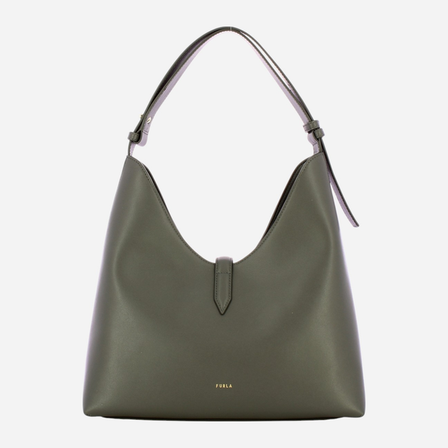 Torebka hobo damska skórzana Furla Goccia M WB01499BX31042269S1007 Szara (800070331301) - obraz 2