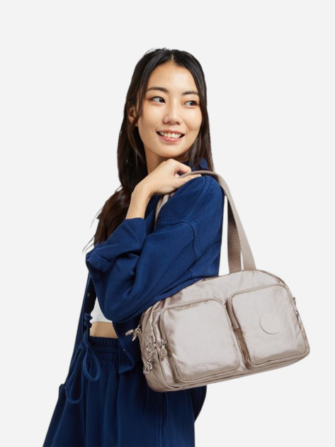 Сумка мессенджер жіноча Kipling Cool Defea KPKI601748I1001 Золотиста (800070272647) - зображення 2