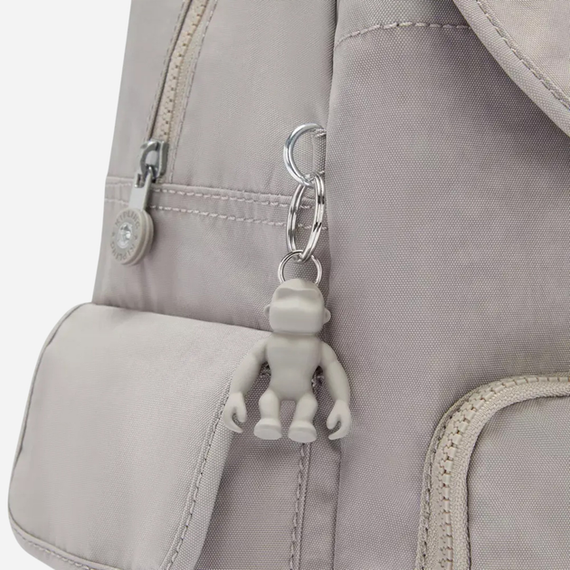 Plecak damski 21.4L Kipling City Pack KPK1214789L1001 Szary (800070256690) - obraz 7