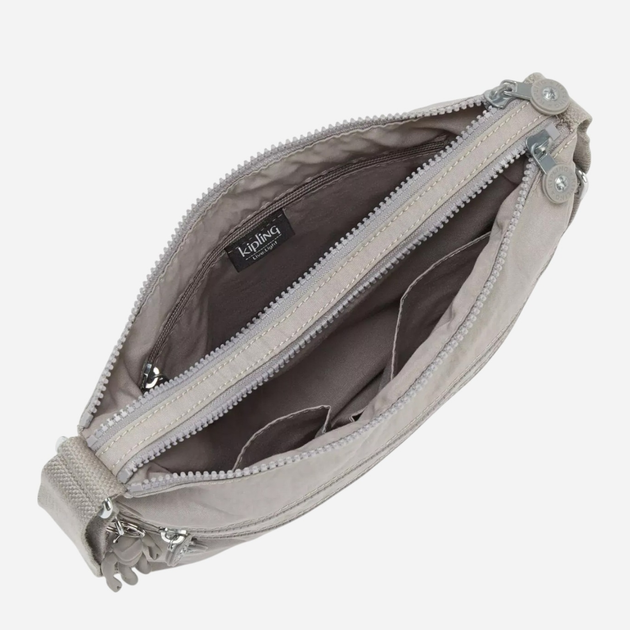 Torebka crossbody damska Kipling Alvar KPK1333589L1001 Szara (800070256711) - obraz 6