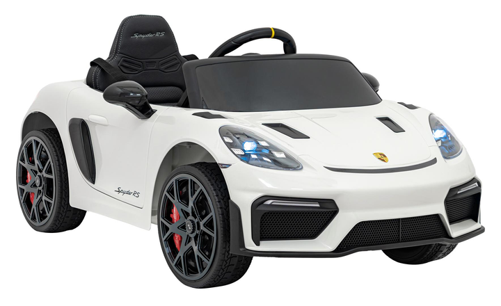 Електромобіль Ramiz Porsche Spyder RS 718 White (5903864946925) - зображення 1