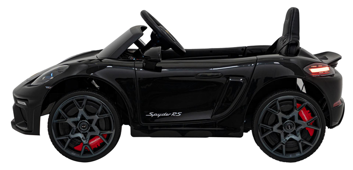 Електромобіль для дітей Ramiz Porsche Spyder RS 718 MP4 чорний (5903864946833) - зображення 3