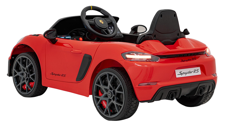 Електромобіль для дітей Ramiz Porsche Spyder RS 718 червоний (5903864946918) - зображення 3
