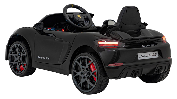 Pojazd elektryczny dla dzieci Ramiz Porsche Spyder RS 718 Lakier Czarny (5903864946888) - obraz 3