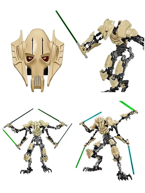 Конструктор фигурка Звездные войны генерал Гривус General Grievous Star Wars 32 см - Фото 5 Конструктор фигурка Звездные войны генерал Гривус General Grievous Star Wars 32 см - изображение 5