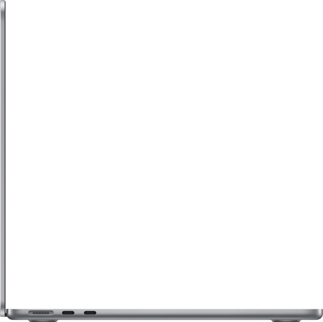 Ноутбук Apple MacBook Air 13.6" M3 16/256GB 2024 (MC8G4ZE/A) Space Gray - зображення 2