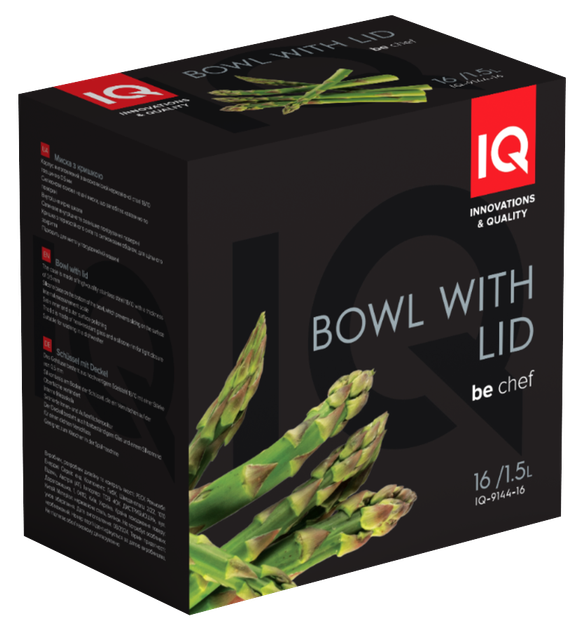 Миска с крышкой IQ Be Chef 16 см 1.5 л (IQ-9144-16) - изображение 6