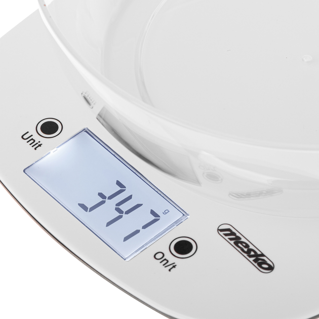 Waga kuchenna Mesko MS 3179 Biała (5905575903525) - obraz 5