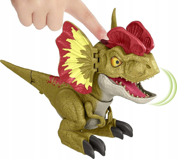 Фігурка Mattel Jurassic World Дилофозавр GWY56 15 см (0887961950564) - зображення 5