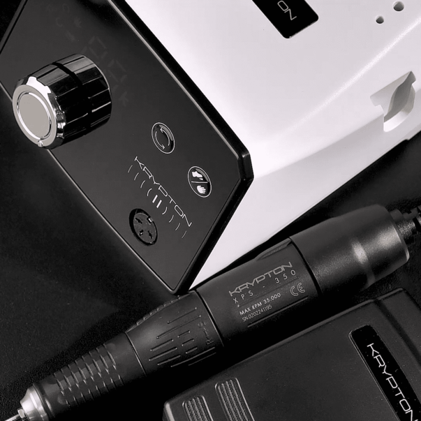 Фрезер для маникюра и педикюра Krypton II XPS-350 (на 35000 оборотов и 70W) с экраном, профессиональный - изображение 7