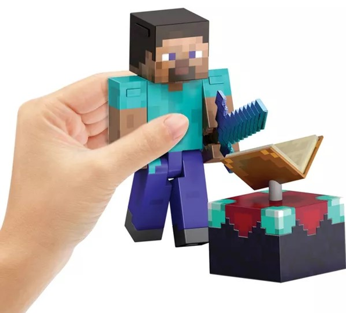 Figurka Mattel Minecraft Diamond Level Steve HXM84 15 cm (0194735234486) - obraz 6