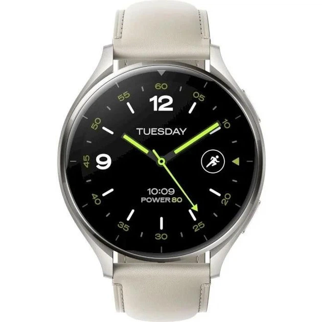 Смарт-годинник Xiaomi Watch 2 Titan Gray Case with White Leather Strap (BHR9306GL) - Фото 4 Смарт-годинник Xiaomi Watch 2 Titan Gray Case with White Leather Strap (BHR9306GL) - зображення 4