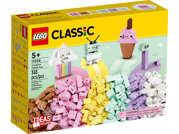 Zestaw klocków LEGO Classic Creative Fun with Pastel Colours 333 elementy (11028) - obraz 1