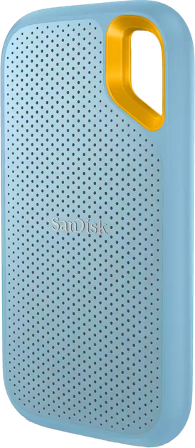 SSD диск SanDisk Extreme Portable 4TB 2.5" USB Type-C TLC (SDSSDE61-4T00-G25B) Sky Blue - изображение 2
