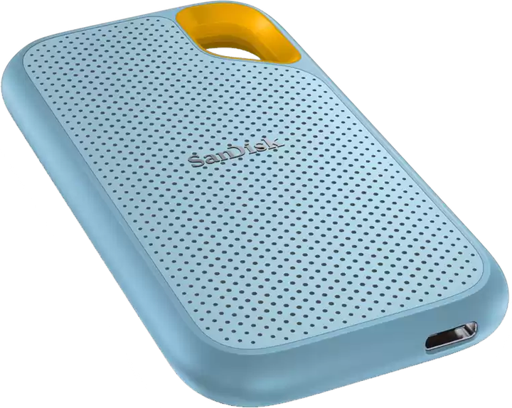 Dysk SSD SanDisk Extreme Portable 4TB 2.5" USB Type-C TLC (SDSSDE61-4T00-G25B) Sky Blue - obraz 4