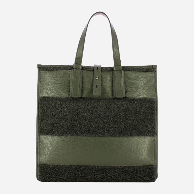 Сумка жіноча середня IUNTOO 115001-GRIGIO+TEDDY-GRIGIO Сіра (800070310036) - зображення 2