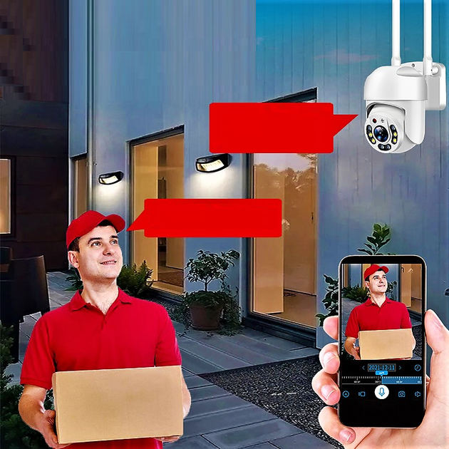 Вулична IP WIFI 2Mp IP66 камера відеоспостереження з віддаленим доступом YH-Q03S (YCC 365 APP) - зображення 6