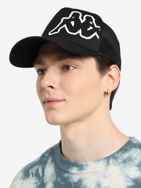 Кепка літня Kappa 134114-99 One Size Чорна (0990056583582_2999002612794)
