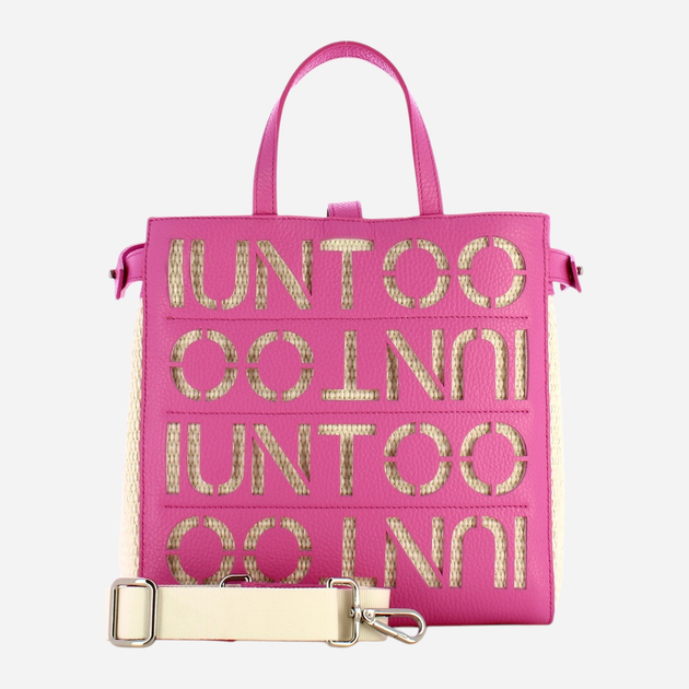 Torba shopper damska IUNTOO 105023-ROSA Różowa (800070318297) - obraz 4