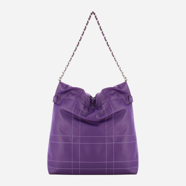 Torebka hobo damska skórzana IUNTOO 114003-VIOLA Fioletowa (800070310049) - obraz 2