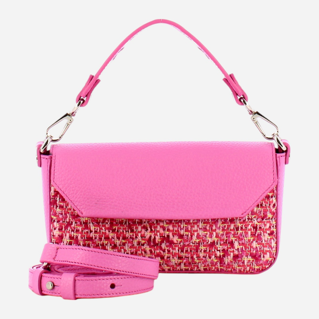 Torebka crossbody damska mała IUNTOO 106003-ROSA Różowa (800070318304) - obraz 4