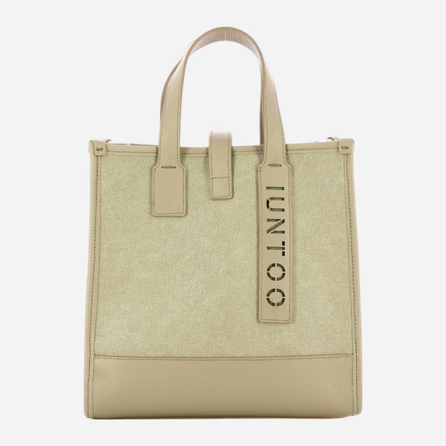 Torba shopper damska IUNTOO 125003-BEIGE-BEIGE Beżowa (800070303339) - obraz 1