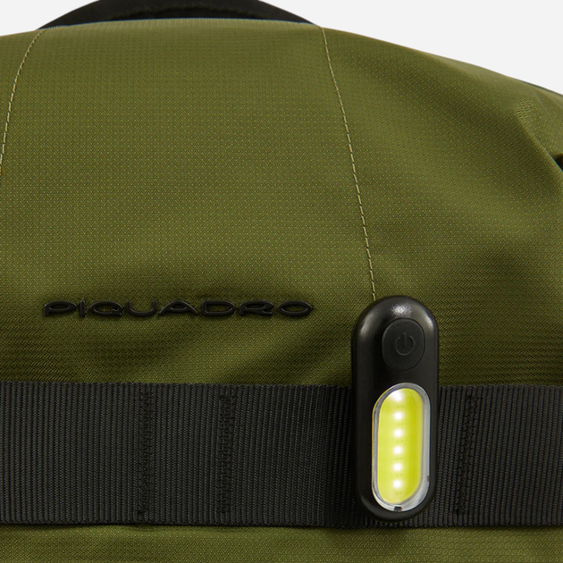 Plecak męski 30L Piquadro BV5993S125/VE Oliwkowy (800070320608) - obraz 11