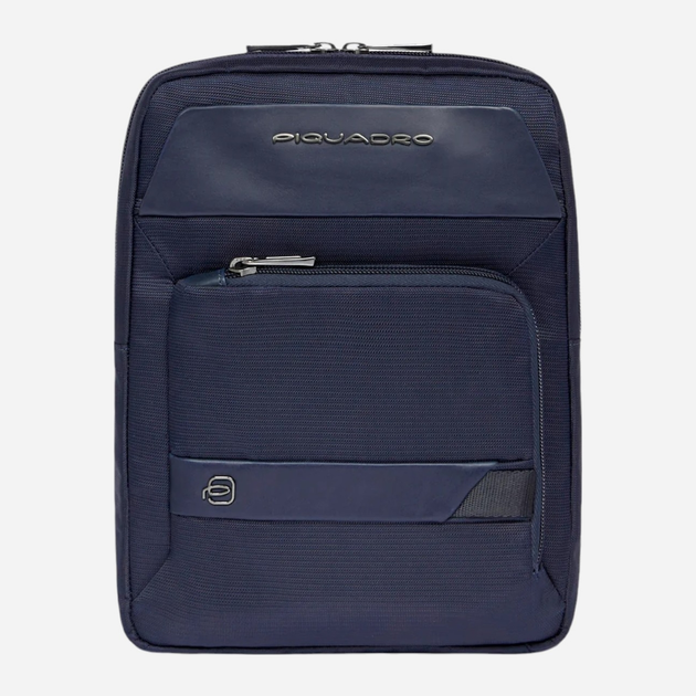 Сумка планшет чоловіча середня Piquadro CA1816W132/BLU Темно-синя (800070326261) - зображення 1