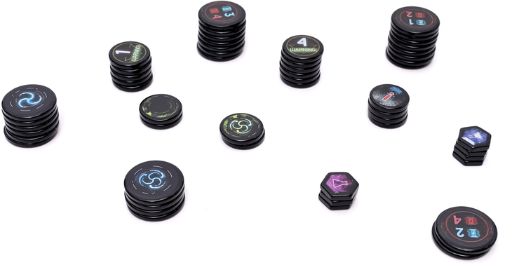 Доповнення до настільної гри Awaken Realms Nemesis Lockdown Acrylic Tokens RENEM23 (5904689272244) - зображення 4