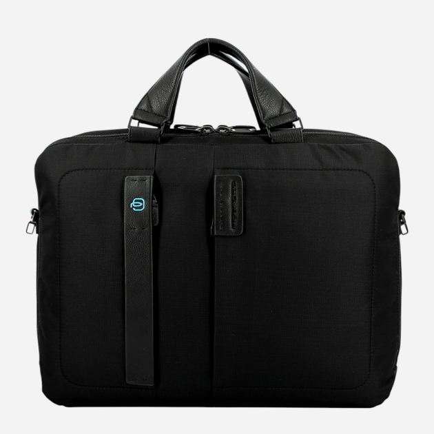 Сумка портфель чоловіча Piquadro CA3347P16/CHEVN Чорна (800070067123) - зображення 1