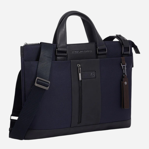 Torba aktówka męska duża Piquadro CA4021BR2/BLU Ciemnogranatowa (800070320632) - obraz 4