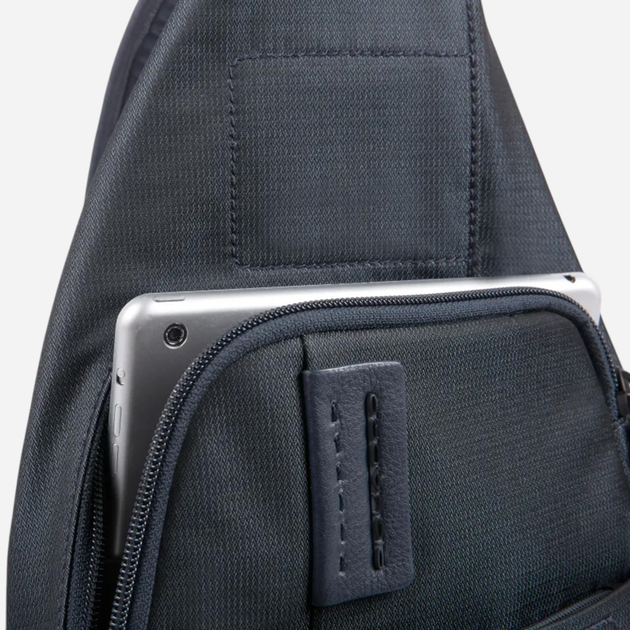 Plecak na jedno ramię męski duży Piquadro CA4827P16/CHEVGR Szara (800070068195) - obraz 2