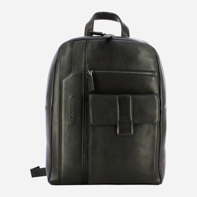 Plecak męski skórzany 14.5L Piquadro CA4943S105/N Czarny (800070169794) - obraz 1