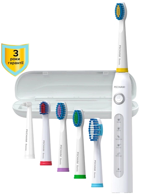 Электрическая зубная щетка Pecham Travel PC-081 White (522240) - изображение 2
