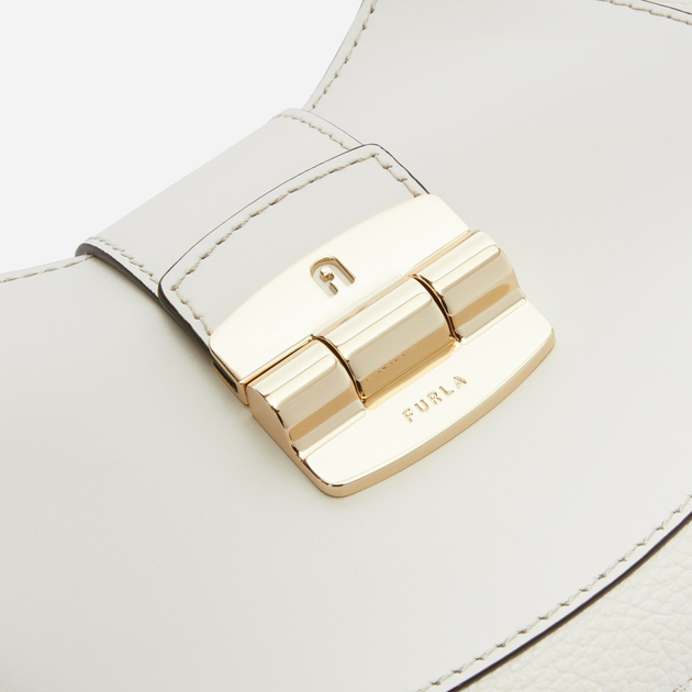 Сумка хобо жіноча шкіряна Furla WB01276BX00531704S1007 Слонова кістка (8050597460284) - зображення 6