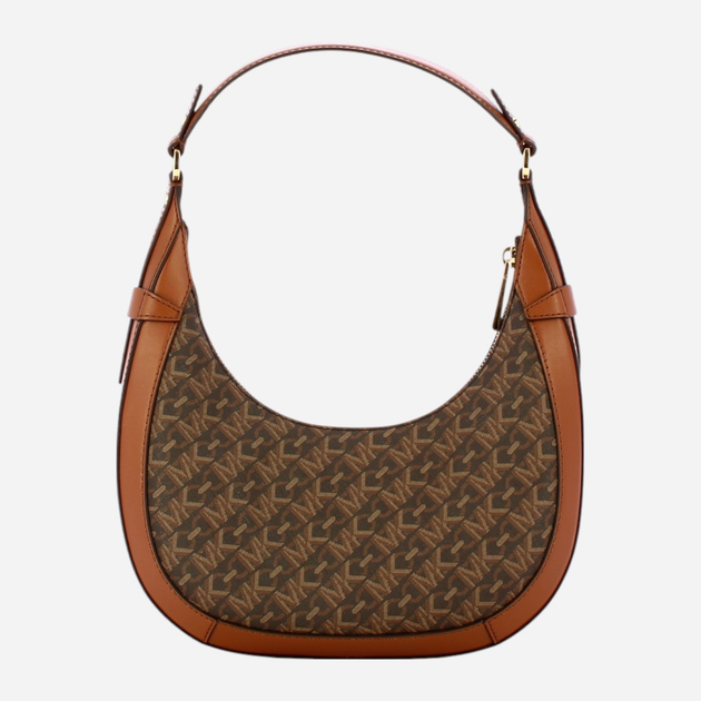 Torebka hobo damska Michael Kors Preston 30S4G0PL5I-227 Brązowa (800070320046) - obraz 2