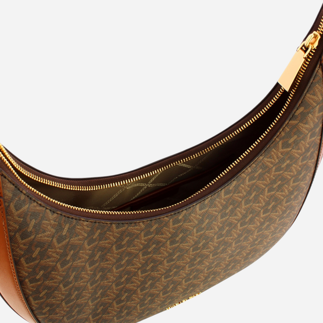 Torebka hobo damska Michael Kors Preston 30S4G0PL5I-227 Brązowa (800070320046) - obraz 4