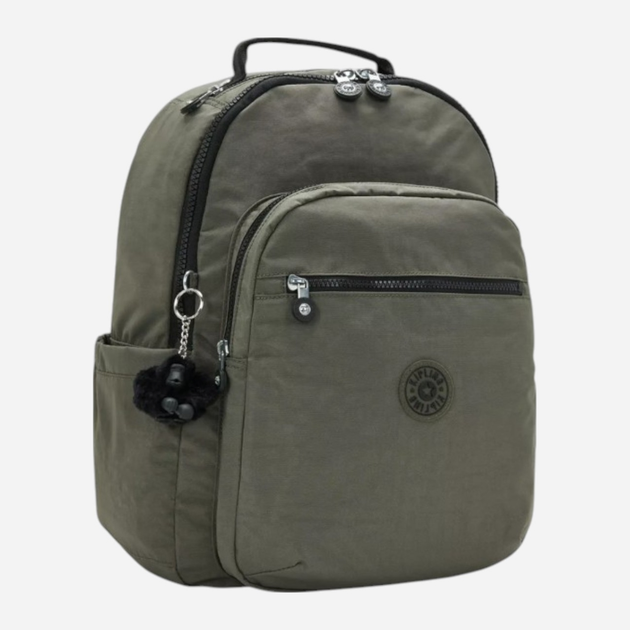 Plecak damski 32L Kipling Seoul KPKI521088D1001 Oliwkowy (800070272580) - obraz 4