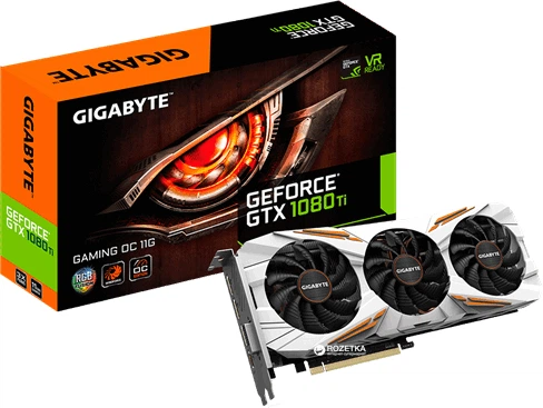 Видеокарта Gigabyte PCI-Ex GeForce GTX 1080 Ti Gaming OC 11GB