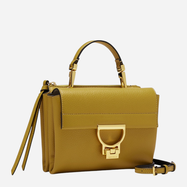 Torebka crossbody damska skórzana Coccinelle Arlettis E1MD555B701-G09 Żółta (800070308638) - obraz 2