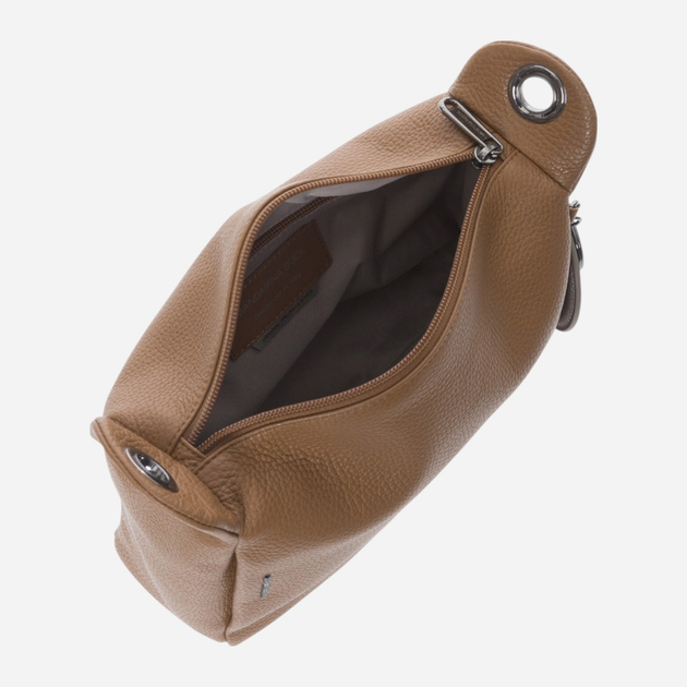Сумка крос-боді через плече жіноча з натуральної шкіри маленька Mandarina Duck Mellow P10FZT52-27D Коричнева (800070332501) - зображення 5