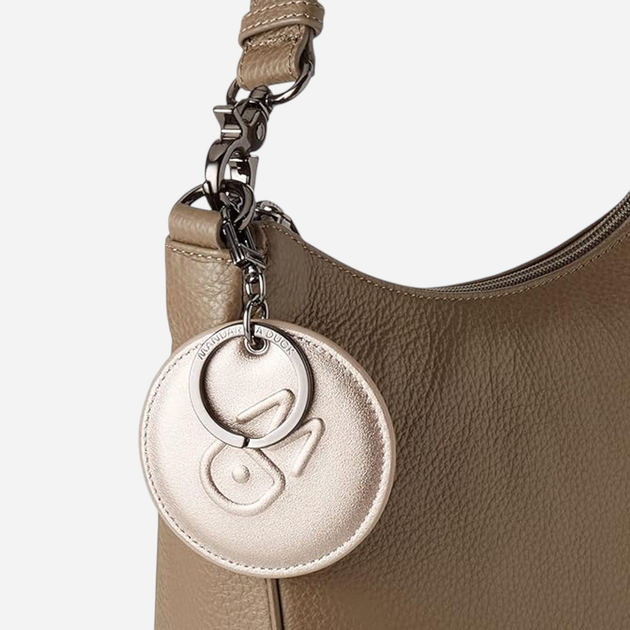 Torebka hobo damska skórzana Mandarina Duck Mellow P10FZT75-25E Beżowa (800070314734) - obraz 3