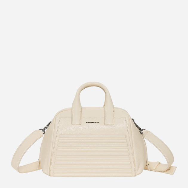 Torba damska skórzana Mandarina Duck I-Con P10JDT01-28H Beżowa (800070307301) - obraz 1