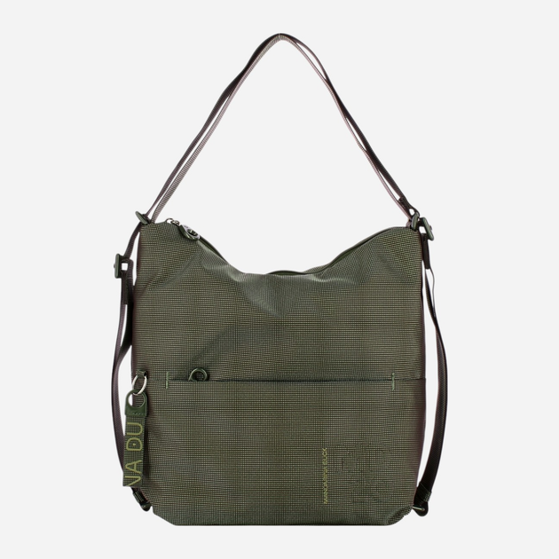 Сумка хобо жіноча середня Mandarina Duck MD20 P10QMT38-A44 Зелена (800070330337) - зображення 1
